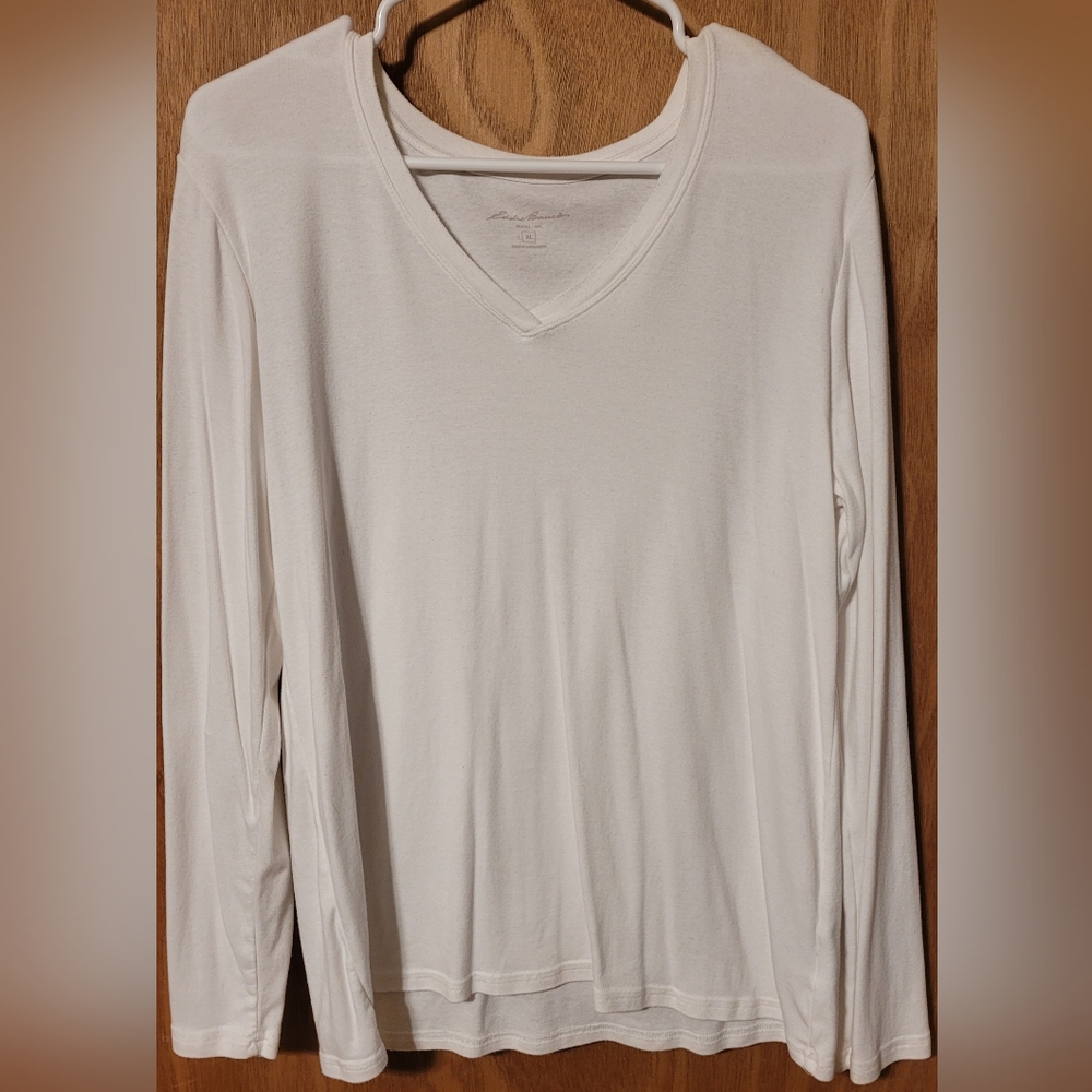 Eddie Bauer Women's Long-sleeved T-shirt Size XL